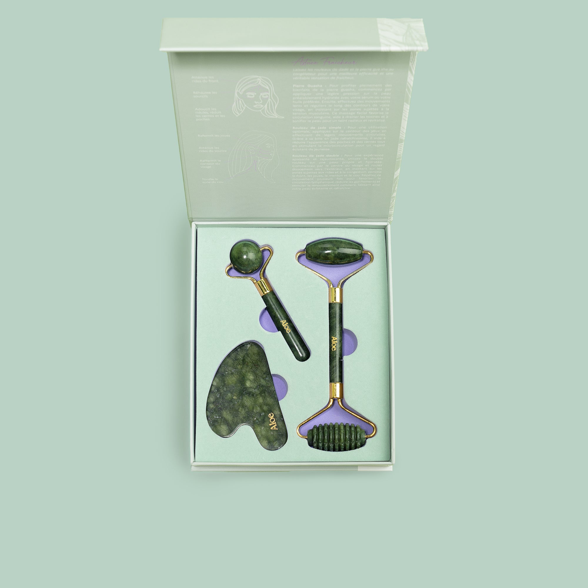 Kit Gua Sha - Set in scatola